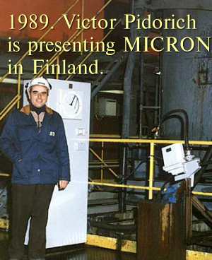 I, Victor Pidorich, is presents by myself the MICRON at Finland OUTOKUMPU plant...